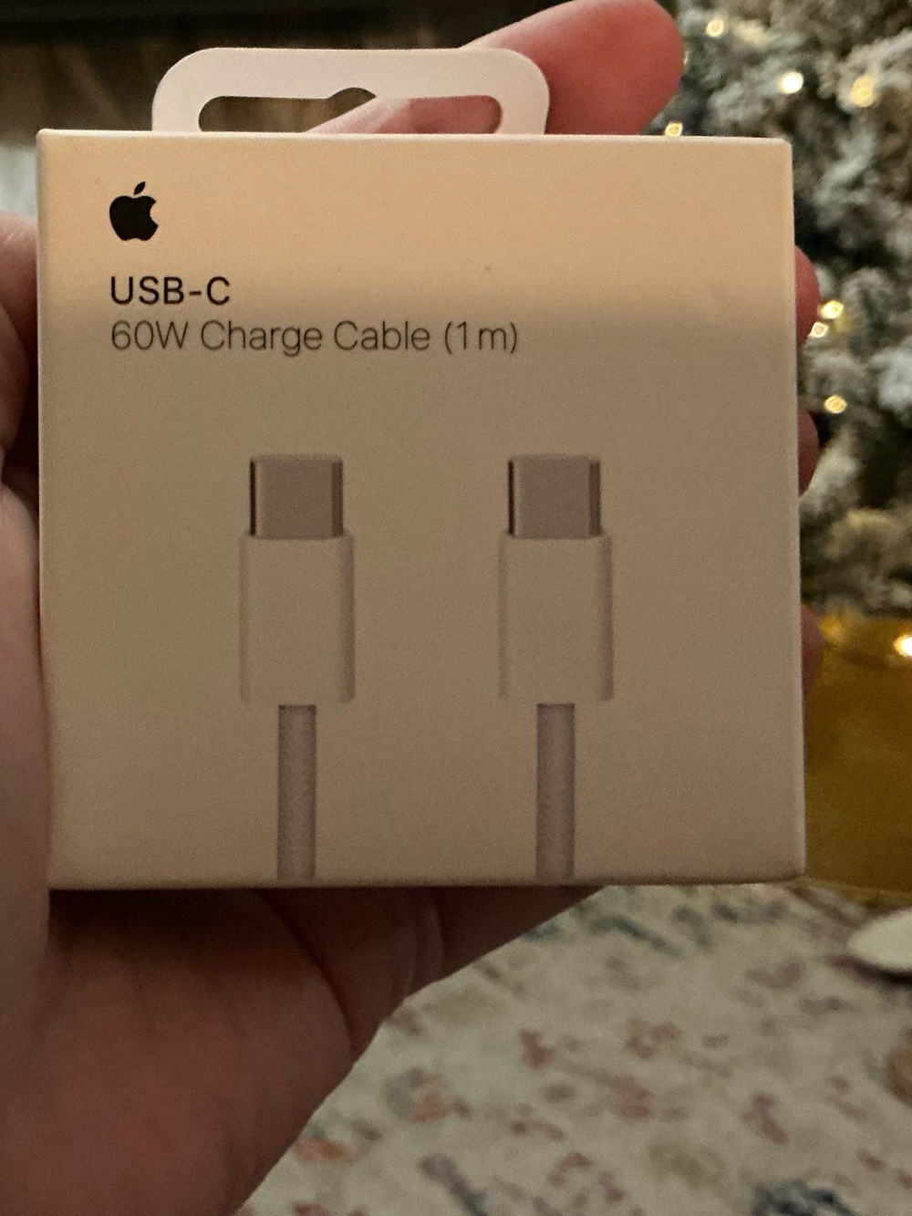 Apple USB-C 60W Charge Cable (1m) - White